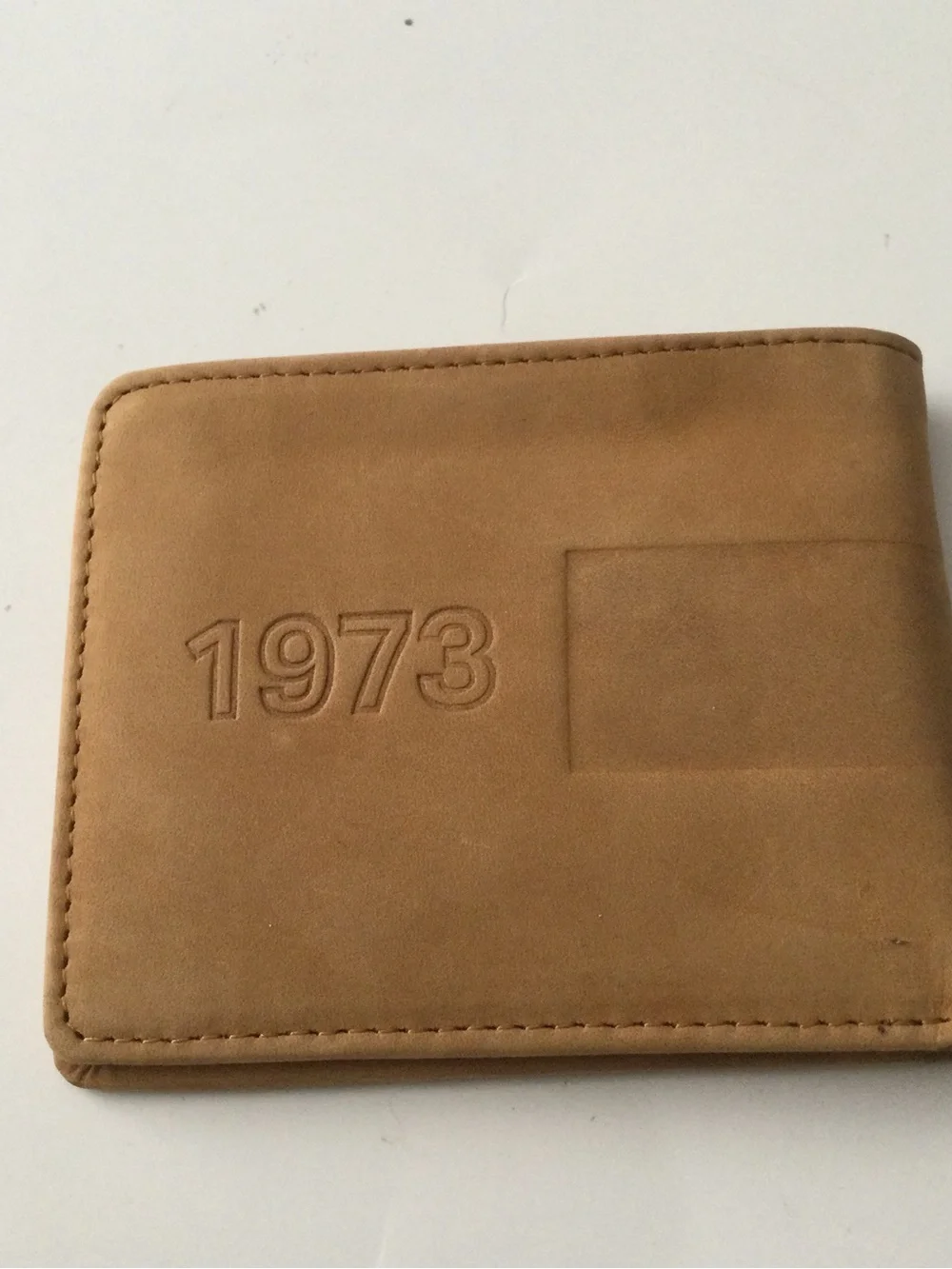 TIMBERLAND WHEATLOCK NUBUCK SUEDE BIFOLD WALLET 1973 TAN NWT